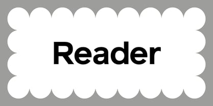 Reader Font Poster 1